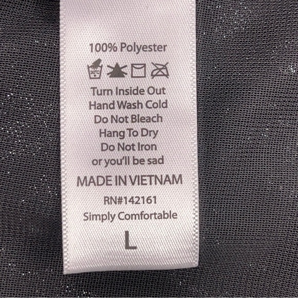 LARGE LULAROE BLACK SILVER SHRUG LIGHTWEIGHT GOTH FLOWY - Picture 11 of 12